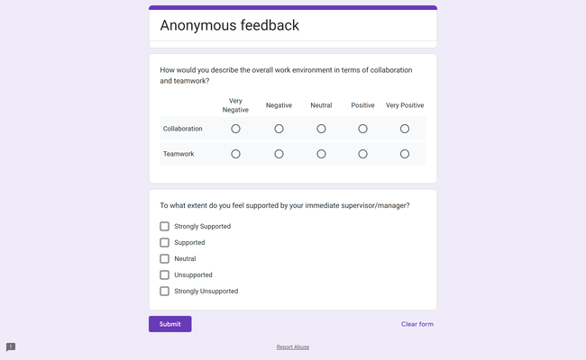 Desabilite Coleta de Email Para Criar Pesquisas de Feedback Anônimo Com Google Forms