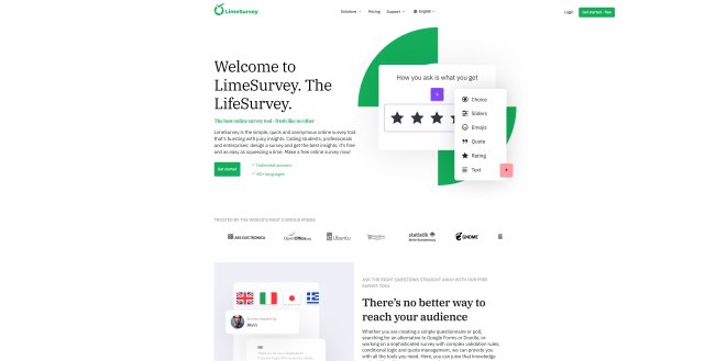 Limesurvey Free Survey Tool