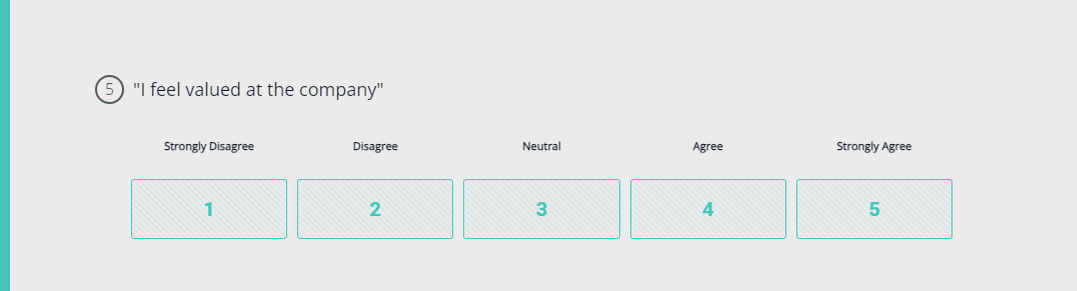 Likert Scale With Wording And Numbers